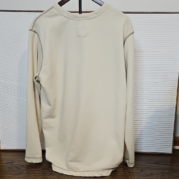 Honolua Men's Beige Long Sleeve Sweatshirt - Picture 4 of 8